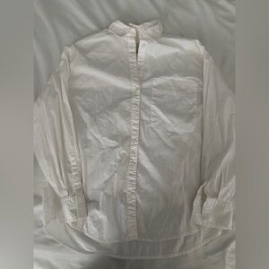 A New Day White Button-Up Blouse